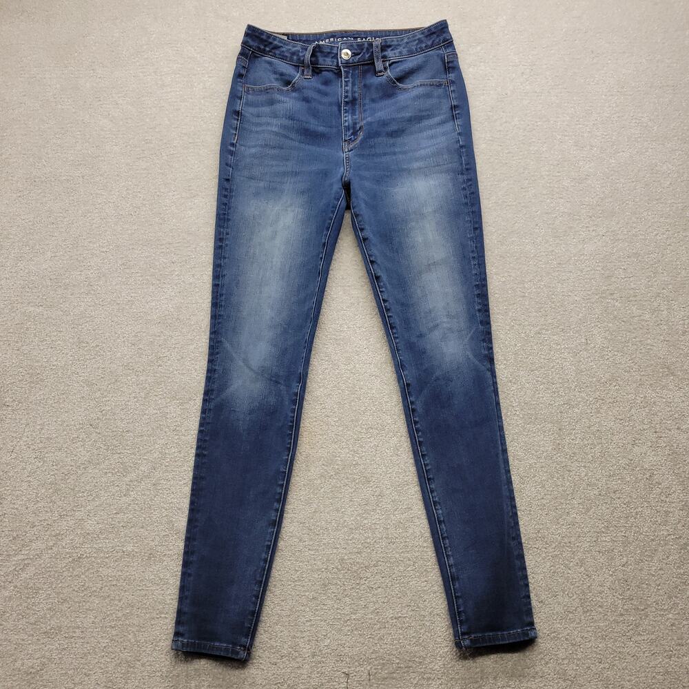 American Eagle Women’s Size 6 Super Hi-Rise Jegging 360 Stretch Skinny Jeans